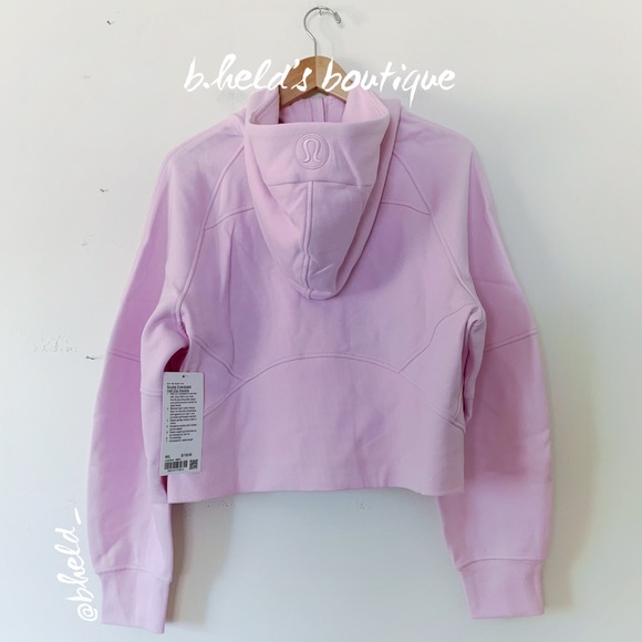 lululemon Scuba Oversized Half-Zip Hoodie in Meadowsweet Pink Size M/L New NWT - Picture 10 of 15